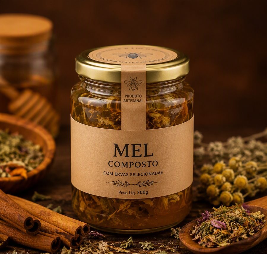 Mel composto com ervas Asdumel